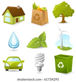 Ecology icon set