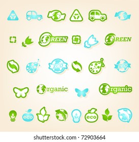 Ecology icon set