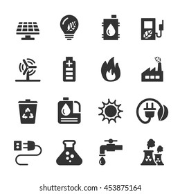 ecology icon set 6, vector eps10.