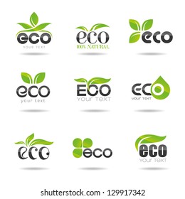 Ecology icon set. Eco-icons 2