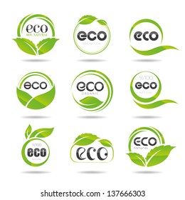 Ecology icon set. Eco-icons