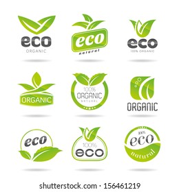 Ecology icon set. Eco-icons