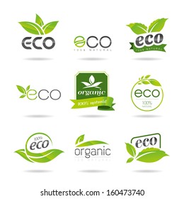 Ecology icon set. Eco-icons