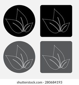 Ecology icon set. Eco-icons.