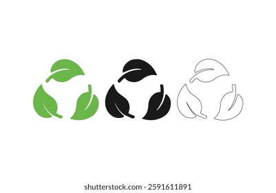 Ecology icon set. Environment, sustainability, nature, recycle, renewable energy; electric bike, eco-friendly, forest, wind power, green symbol. Solid icons vector collection