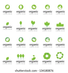 Ecology Icon - Set - Isolated On White Background. Vector illustration, Graphic Design Editable For Your Design. Ecology Logo