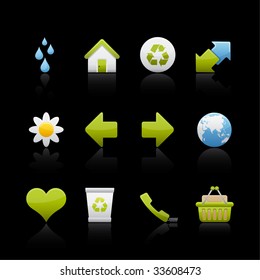 Ecology Icon Set for multiple applications