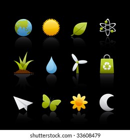 Ecology Icon Set for multiple applications