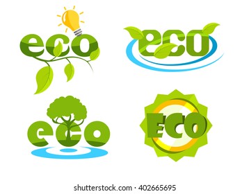 Ecology icon set  new design