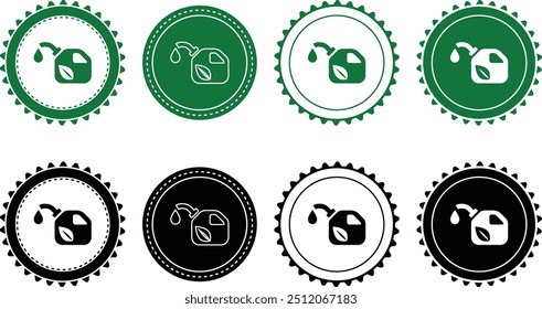 Ecology icon set. Ecology Stamps. Environment, sustainability, nature, recycle, renewable energy; electric bike, eco-friendly, forest, wind power, green symbol. Solid icons vector collection.