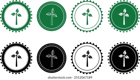 Ecology icon set. Ecology Stamps. Environment, sustainability, nature, recycle, renewable energy; electric bike, eco-friendly, forest, wind power, green symbol. Solid icons vector collection.