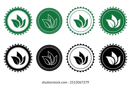 Ecology icon set. Ecology Stamps. Environment, sustainability, nature, recycle, renewable energy; electric bike, eco-friendly, forest, wind power, green symbol. Solid icons vector collection.