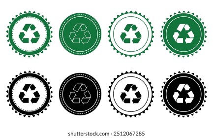 Ecology icon set. Ecology Stamps. Environment, sustainability, nature, recycle, renewable energy; electric bike, eco-friendly, forest, wind power, green symbol. Solid icons vector collection.