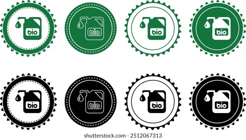 Ecology icon set. Ecology Stamps. Environment, sustainability, nature, recycle, renewable energy; electric bike, eco-friendly, forest, wind power, green symbol. Solid icons vector collection.