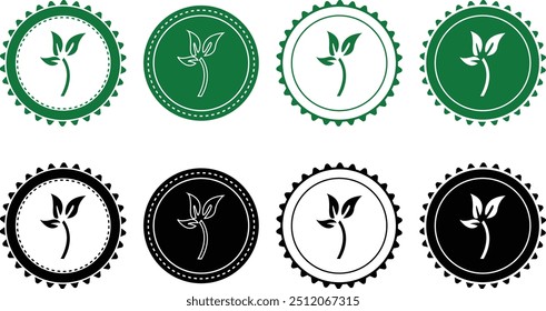 Ecology icon set. Ecology Stamps. Environment, sustainability, nature, recycle, renewable energy; electric bike, eco-friendly, forest, wind power, green symbol. Solid icons vector collection.
