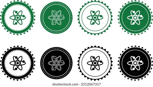 Ecology icon set. Ecology Stamps. Environment, sustainability, nature, recycle, renewable energy; electric bike, eco-friendly, forest, wind power, green symbol. Solid icons vector collection.