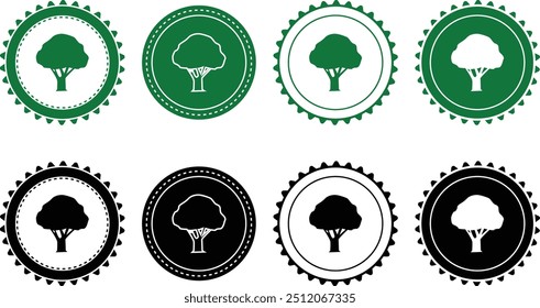 Ecology icon set. Ecology Stamps. Environment, sustainability, nature, recycle, renewable energy; electric bike, eco-friendly, forest, wind power, green symbol. Solid icons vector collection.