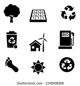 ecology icon set vector