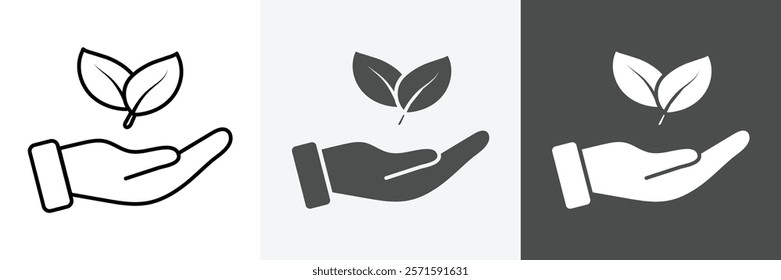 Ecology icon set set vector art