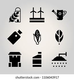 Ecology icon set.  vector illustration for web