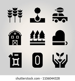 Ecology icon set.  vector illustration for web