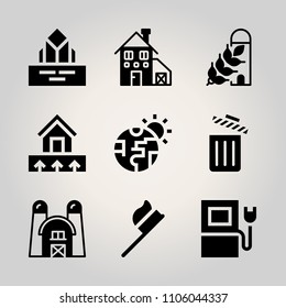 Ecology icon set.   vector illustration for web