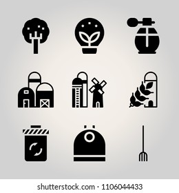 Ecology icon set.  vector illustration for web