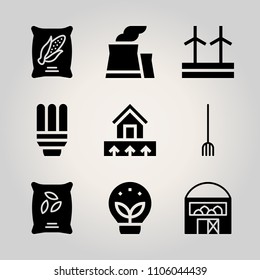 Ecology icon set.  vector illustration for web