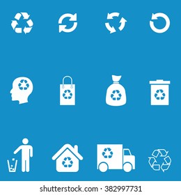 Ecology icon set . Vector illustration