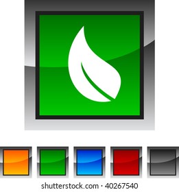 Ecology icon set. Vector illustration.