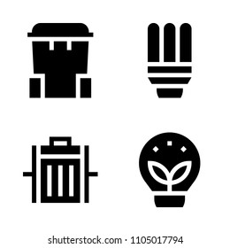 Ecology icon set. water, environment, illustration and solar vector illustration for web