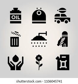 Ecology icon set.vector illustration for web