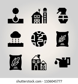 Ecology icon set.vector illustration for web