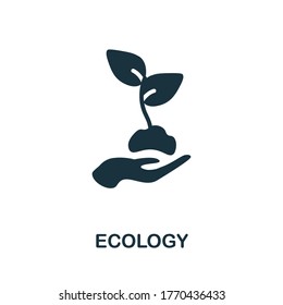 Ecology icon. Simple element from global warming collection. Creative Ecology icon for web design, templates, infographics and more