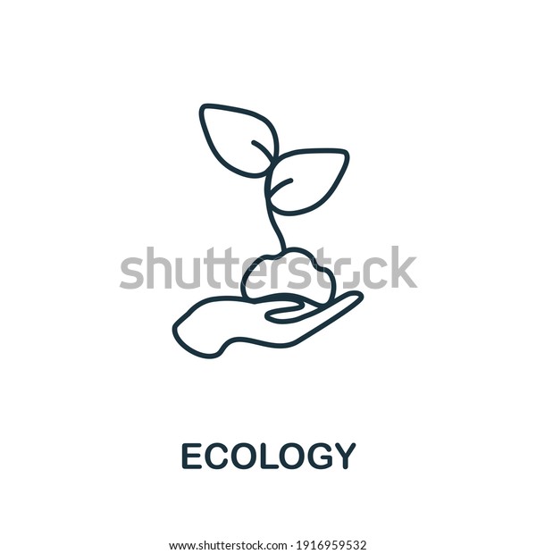 Ecology icon. Simple element from global warming\
collection. Creative Ecology icon for web design, templates,\
infographics and more