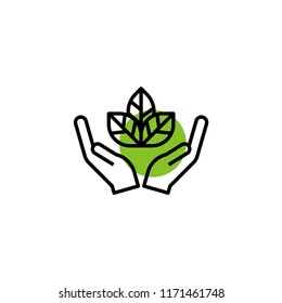 ecology icon vector