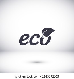 Ecology icon. Vector  Eps 10 