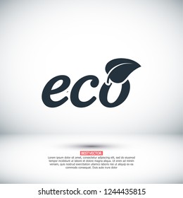 Ecology icon. Vector  Eps 10 