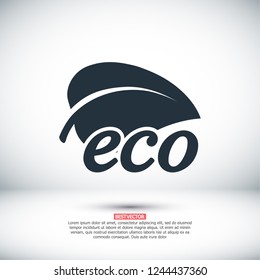 Ecology icon. Vector  Eps 10 