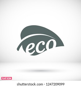 Ecology icon. Vector  Eps 10 