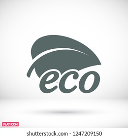 Ecology icon. Vector  Eps 10 