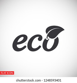 Ecology icon. Vector  Eps 10 
