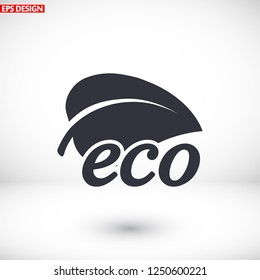 Ecology icon. Vector  Eps 10 