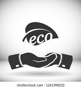 Ecology icon. Vector  Eps 10 