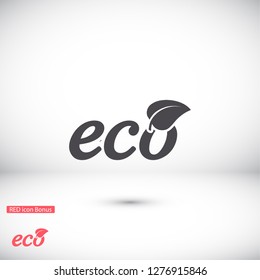 Ecology icon. Vector  Eps 10 