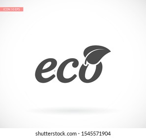 Ecology icon. Vector Eps 10 . Lorem Ipsum Flat Design