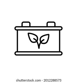 Conjunto de vectores de icono de ecología.  Colección de signos de ilustraciones de tecnología verde. Símbolo o logotipo del entorno.
