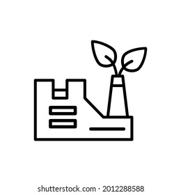Conjunto de vectores de icono de ecología.  Colección de signos de ilustraciones de tecnología verde. Símbolo o logotipo del entorno.