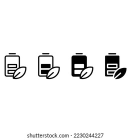 Ecology icon vector set. green energy illustration sign collection. Eco symbol. alternative energy logo.