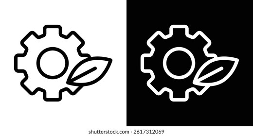 Ecology icon vector for web and mobile app. Symbol isolated.